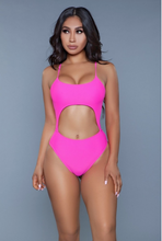 Cargar imagen en el visor de la galería, Think Pink 1 Piece Swimsuit - Diamond Delicates®™

