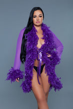 Cargar imagen en el visor de la galería, Purple Lux Robe
