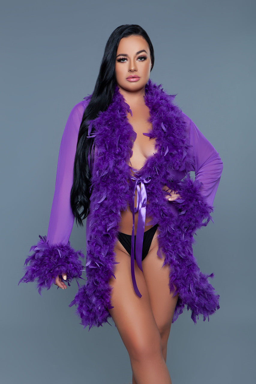 Purple Lux Robe