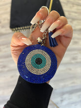 Load image into Gallery viewer, Evil Eye Bling Keychain - Diamond Delicates®™
