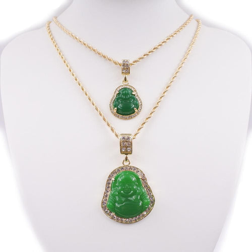 Buddha Diamond Pendant Rope Necklace - Diamond Delicates®™
