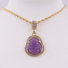 Load image into Gallery viewer, Buddha Diamond Pendant Rope Necklace - Diamond Delicates®™
